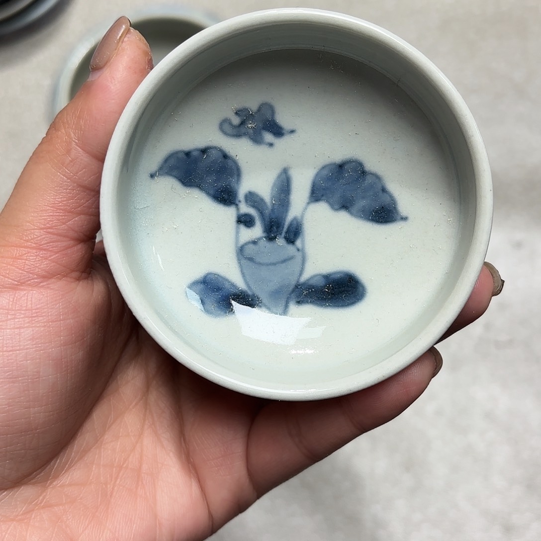 摆件陶陶瓷/杯/碟/茶具/直径7.5厘米