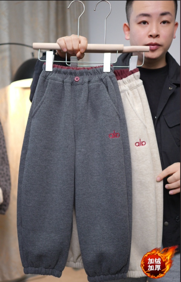 【加绒款】卫裤2025冬季男女童中大童运动长裤加厚一体绒休闲裤儿童