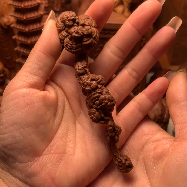 檀香木其他老山檀香手把件