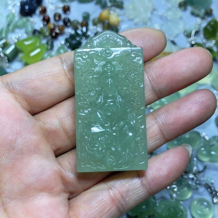 【闪购商品】蛇纹石玉挂件未镶嵌