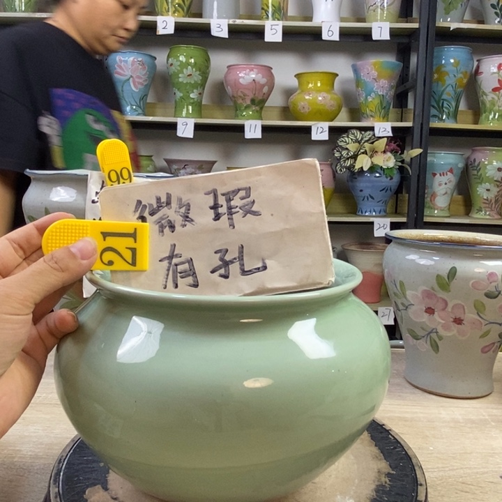 景德镇高温陶瓷花盆