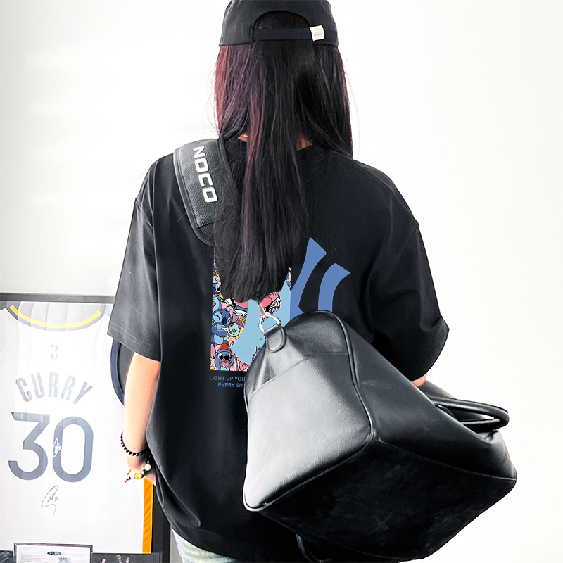 重磅纯棉T恤男圆领半袖潮牌高级感早春衣服日系简约短袖t