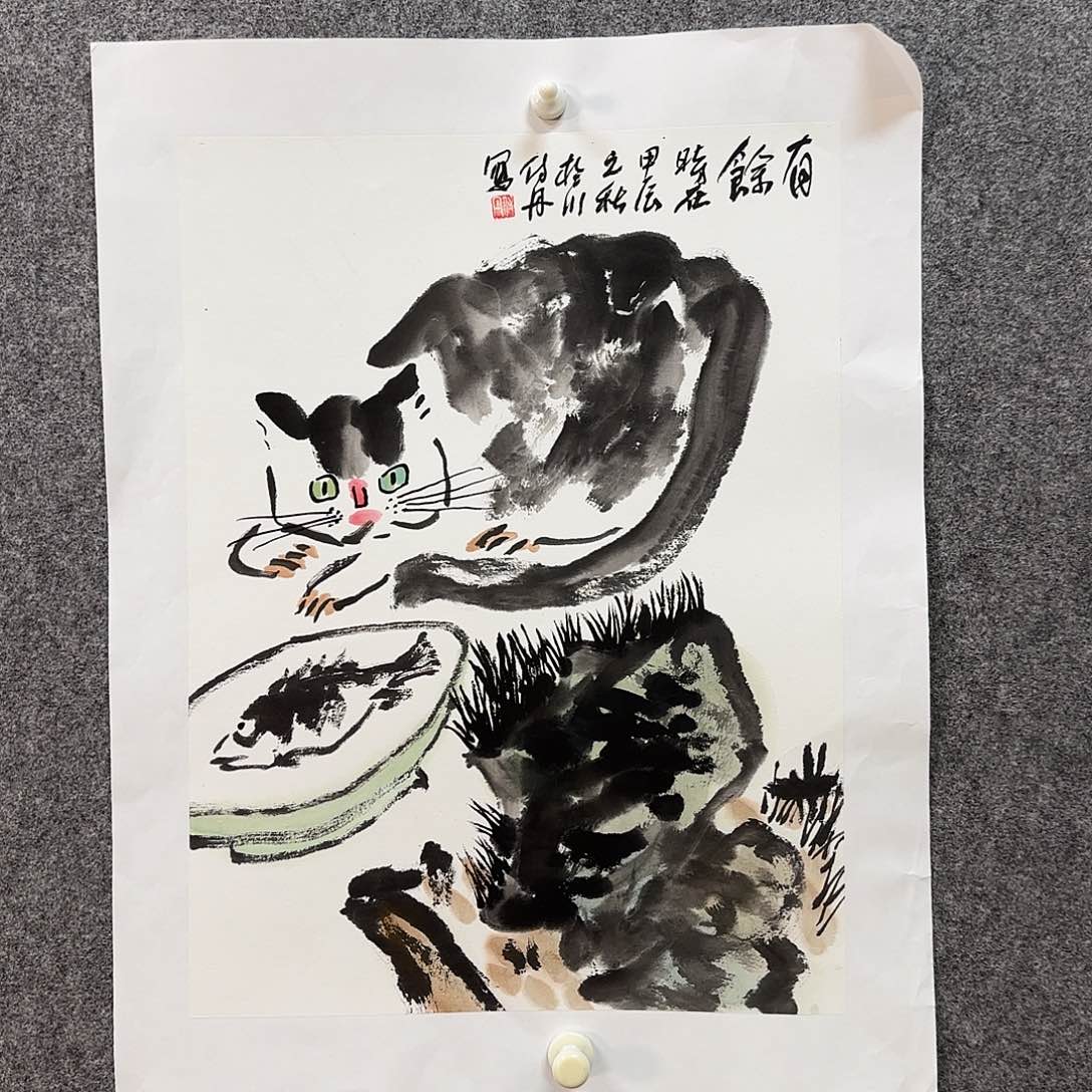 国画付丹老师手绘作品