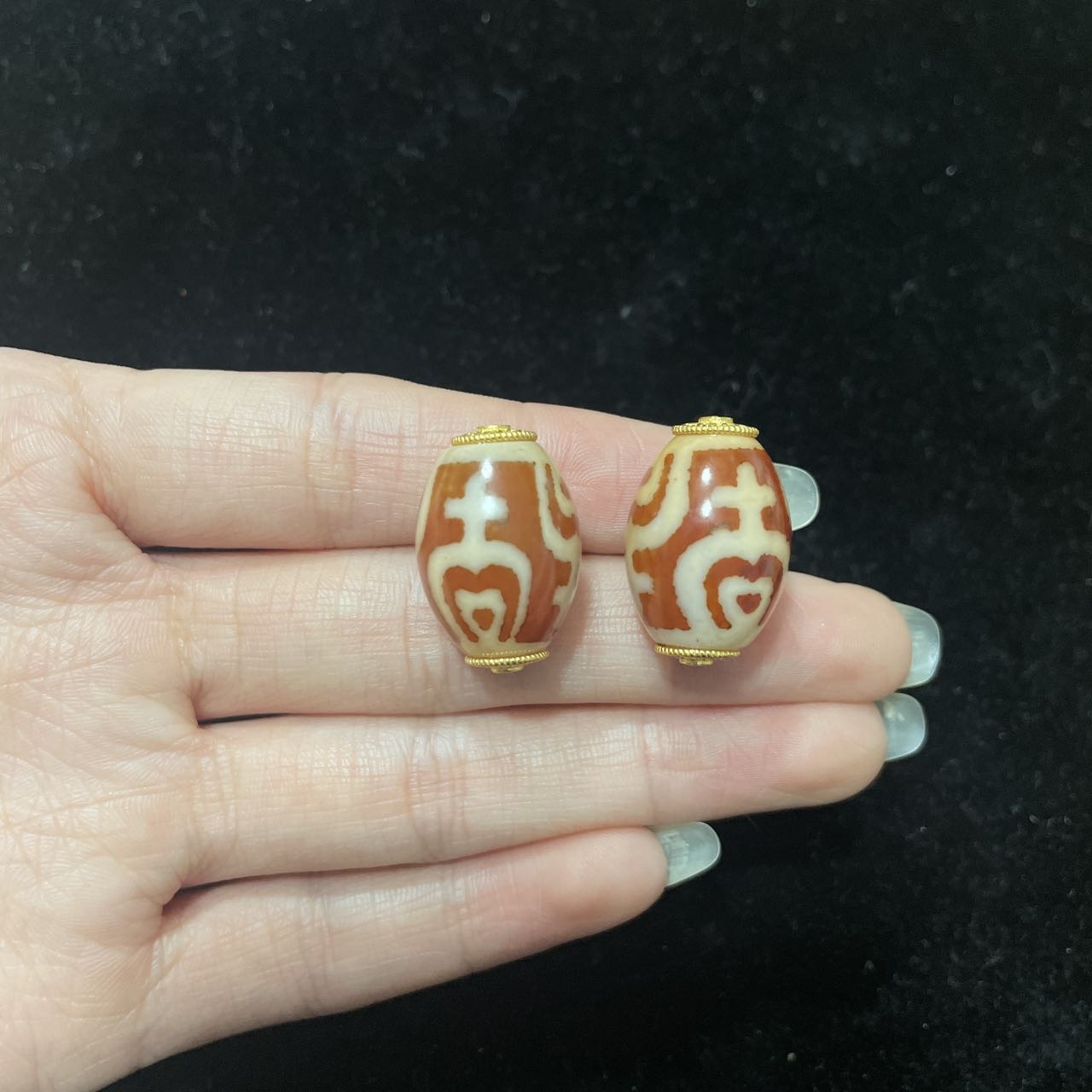 【阿钰推荐】LY63566-玛瑙单珠-多样性发其一-21*15mm