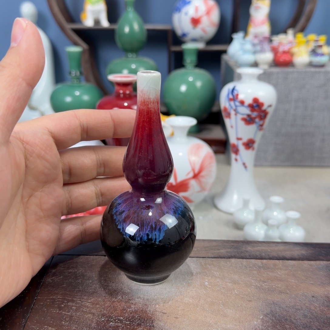 陶瓷手工小花器摆件