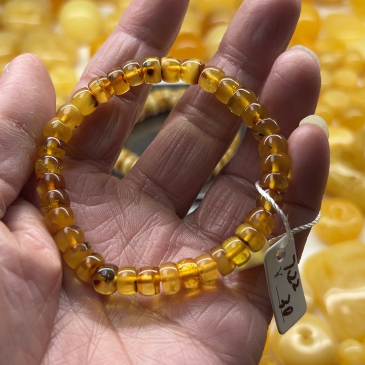 关***仙琥珀（矿物珀）未镶嵌裸石