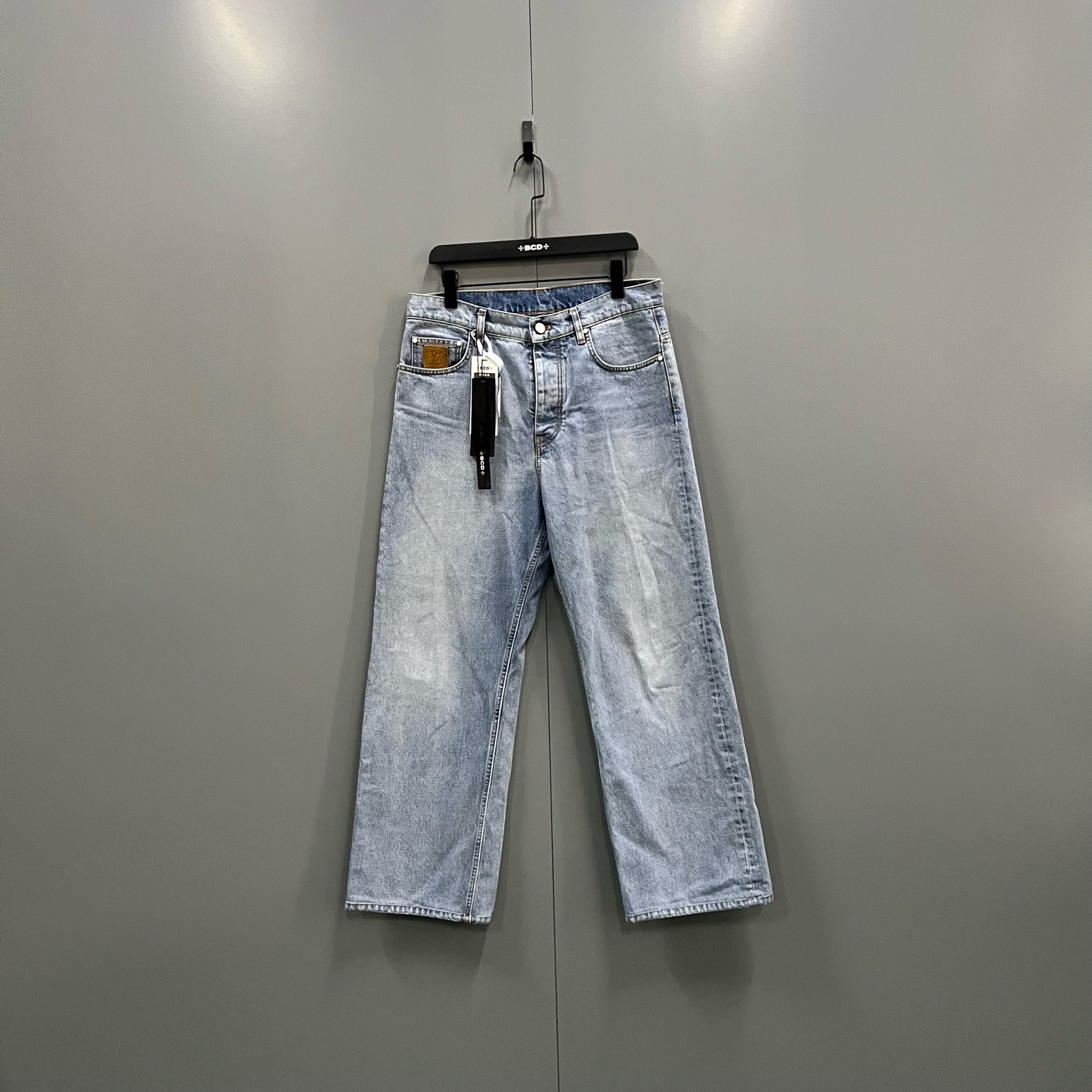 95新 LouisVuitton/路易威登 zz 蓝色水洗牛仔裤30码/95新/016987