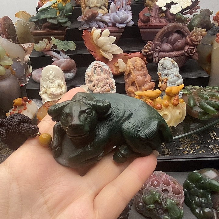 石英质玉未镶嵌吊坠(不含链)