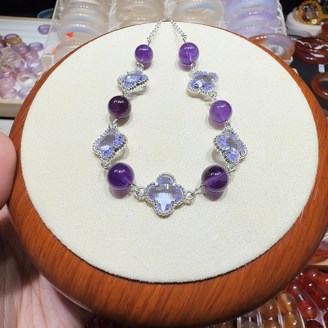 水晶手链未镶嵌紫水晶