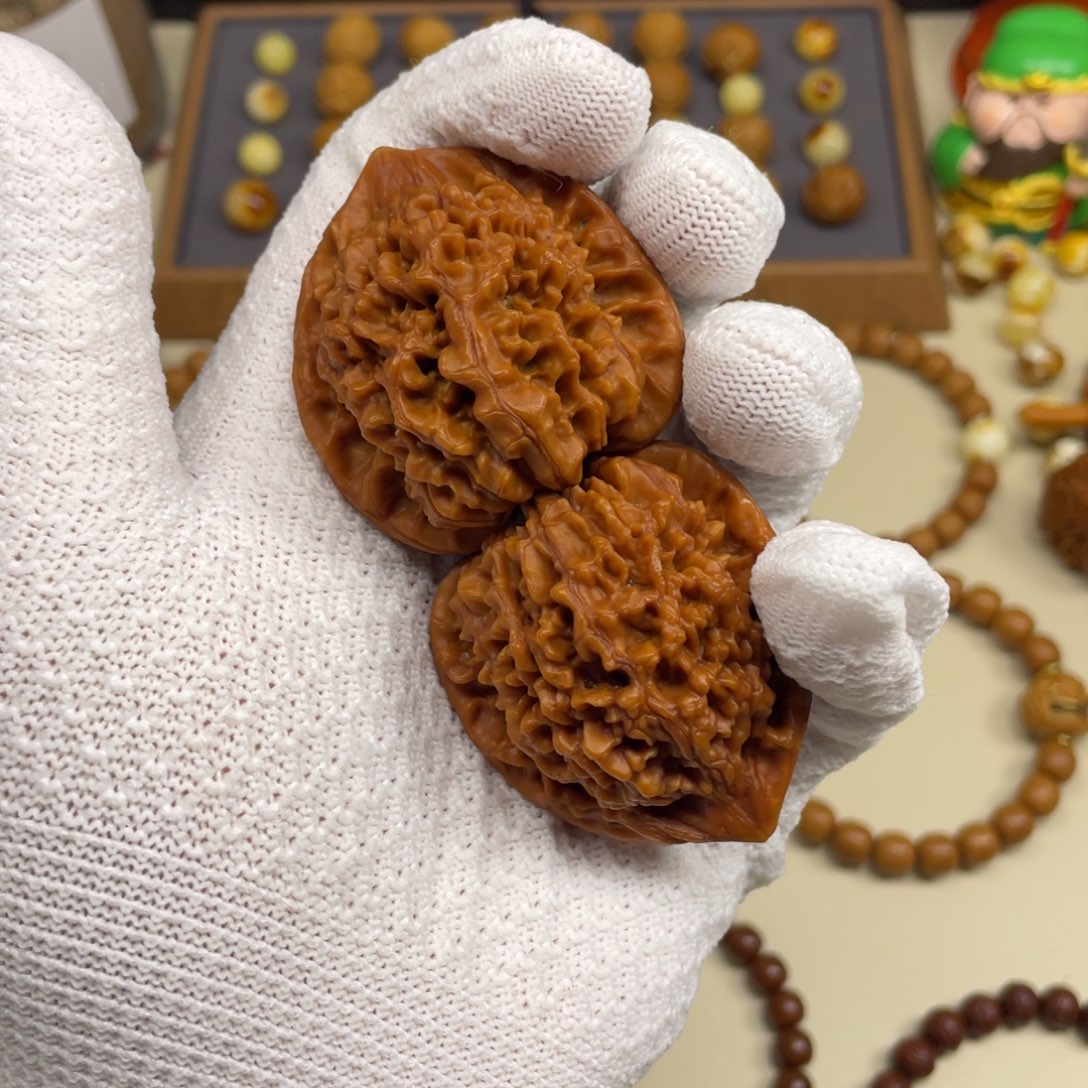 核桃手串/手链开播福利全品官帽核桃