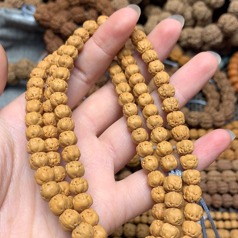直播专享 原桩佛手五爪金龙108*9mm爆肉小佛手金刚菩提手串