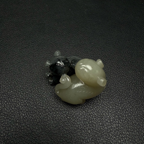 旧藏和田玉双瑞兽 X