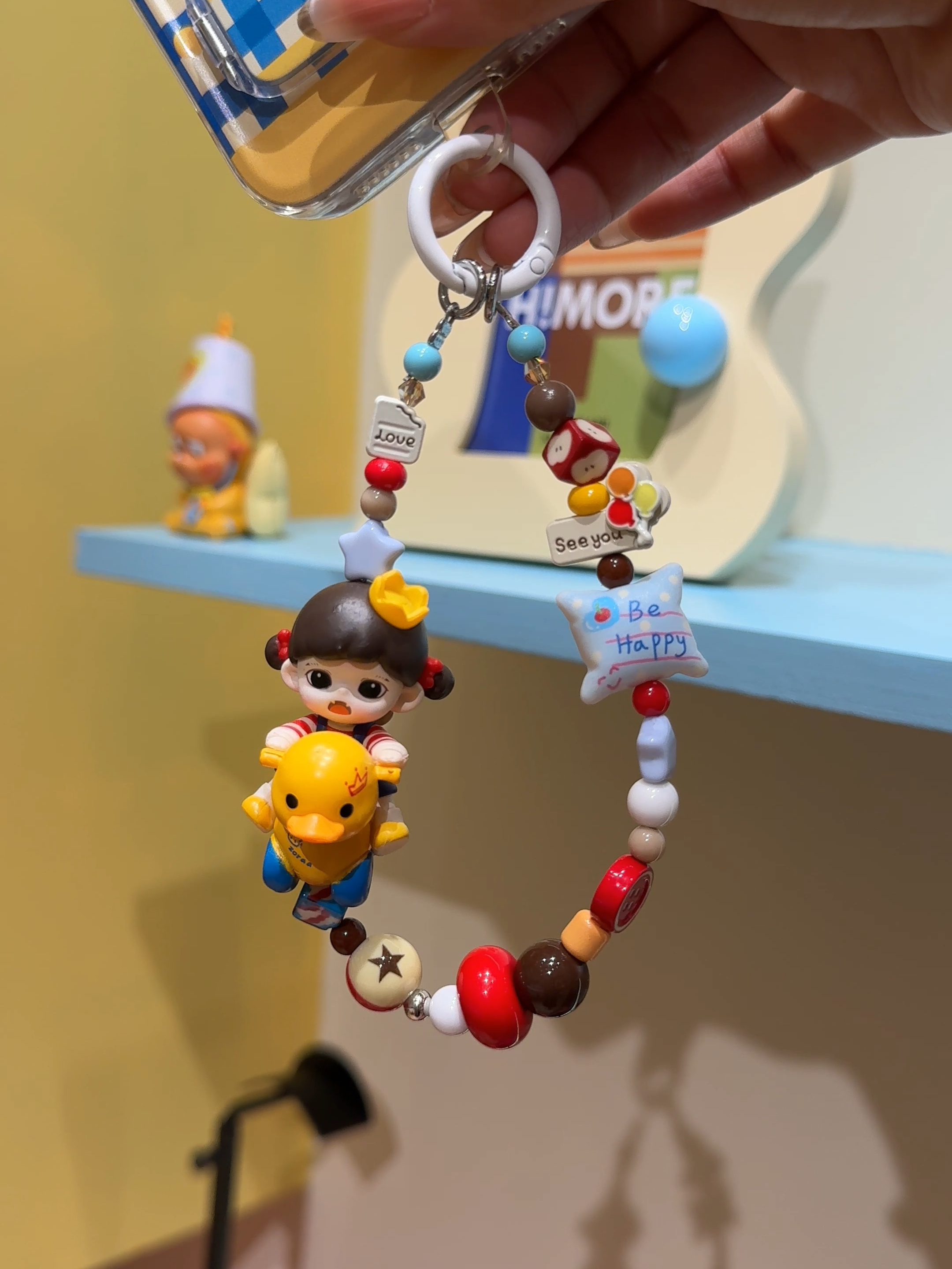 【YYCMM】潮玩手机壳挂件DIY饰品挂饰创意个性可爱手机链