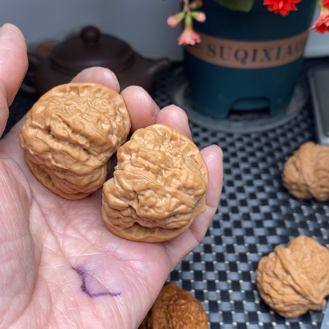 文玩核桃把件墨*蛙蛙