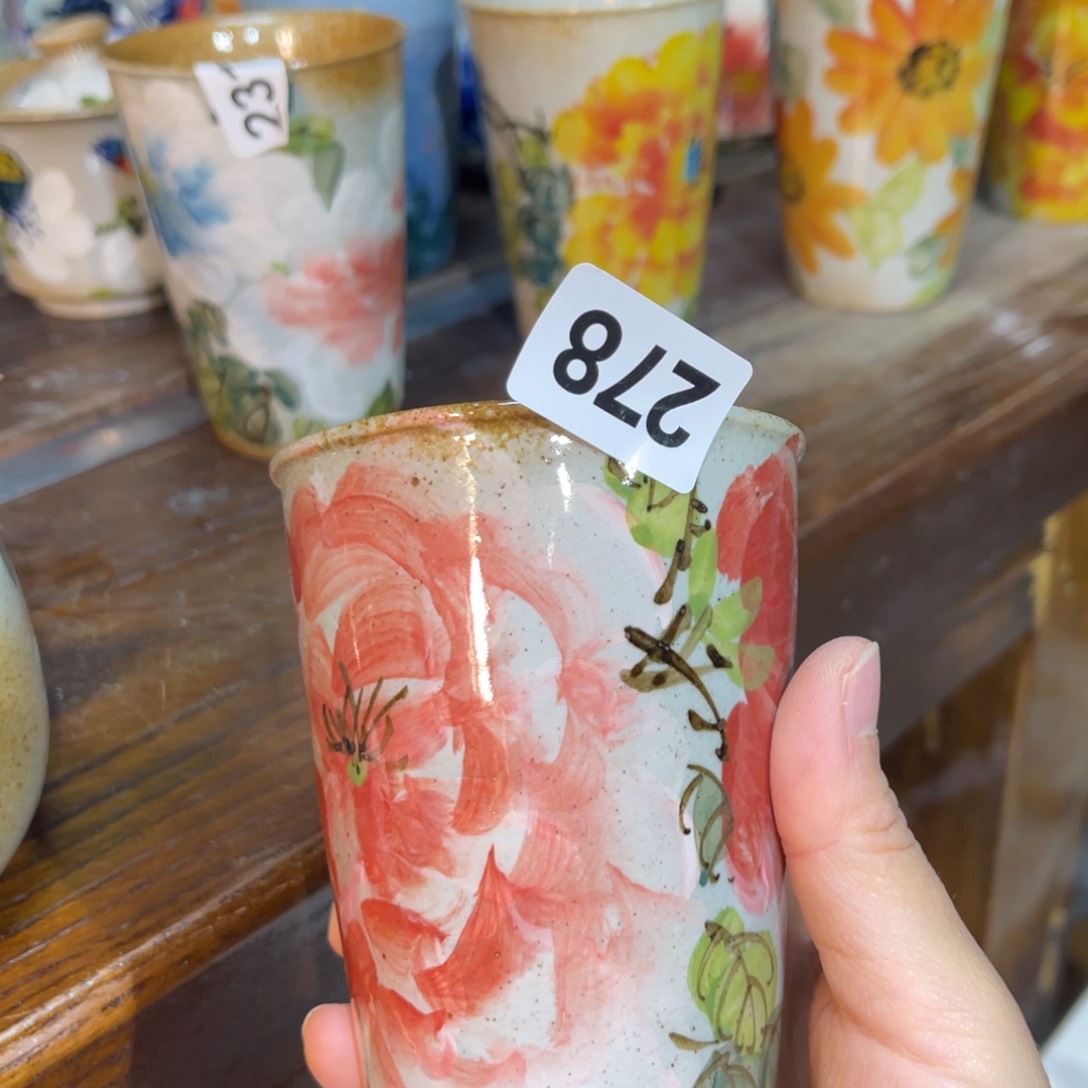 杯素浅陶瓷手工手绘