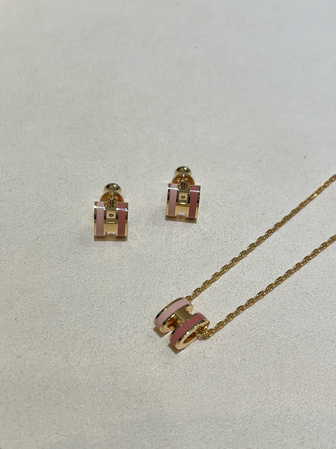 链子925银珐琅 25新款多巴胺拼色珐琅mini旦形项链锁骨链