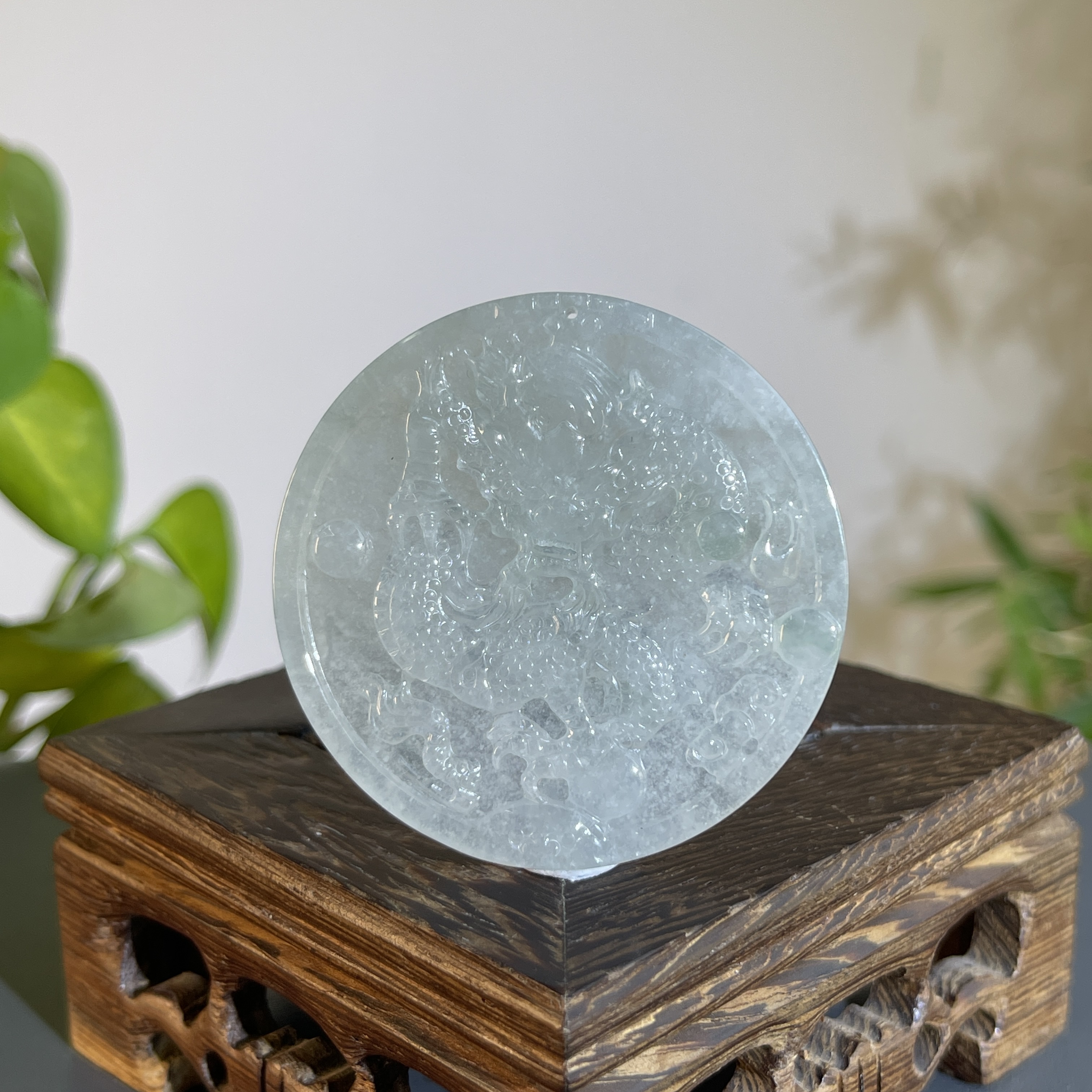 JCB14-50  天然翡翠缅甸A货 龙牌