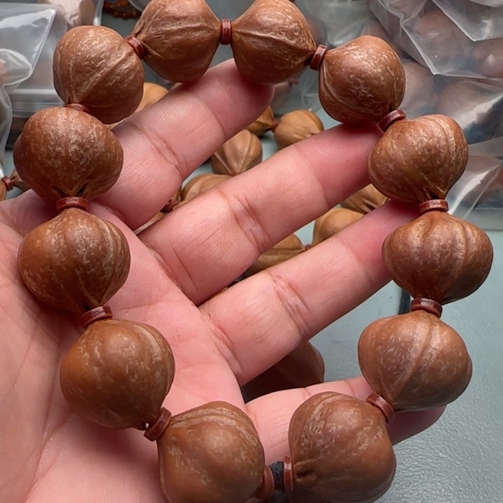 用***1橄榄核手串橄榄核原皮铁核