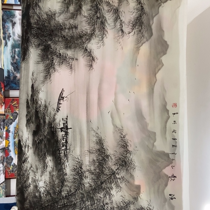 枕书斋 画心作品一幅
