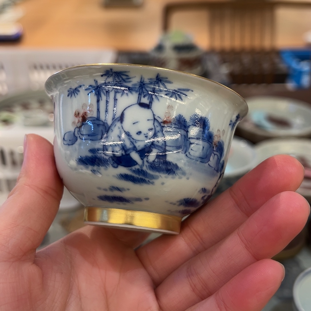 微瑕畅怀堂原矿釉里红