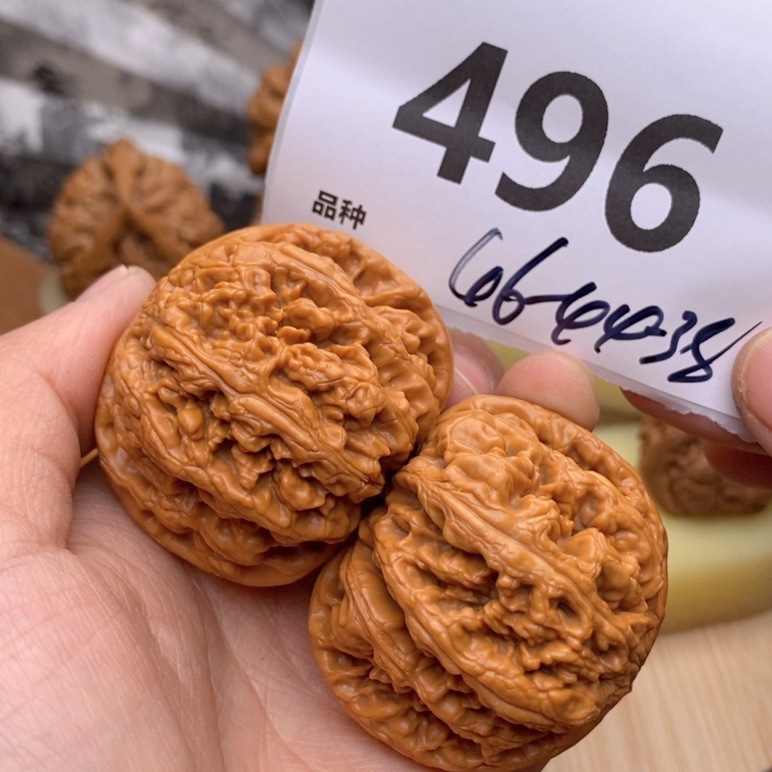 文玩核桃把件496号46粗筋