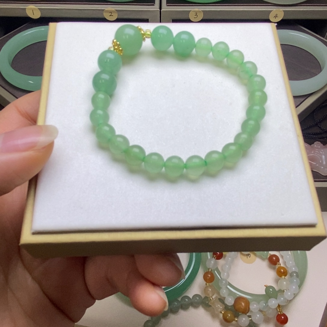 东陵石未镶嵌手链