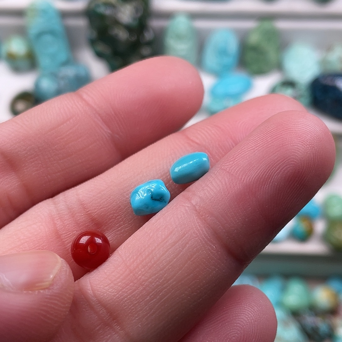 南红玛瑙未镶嵌颈饰