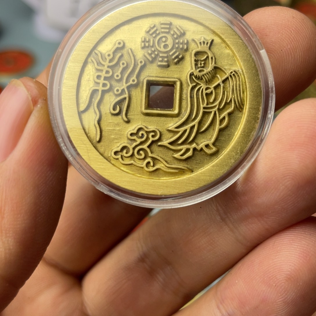 铜现代仿制工艺文创铜币 
