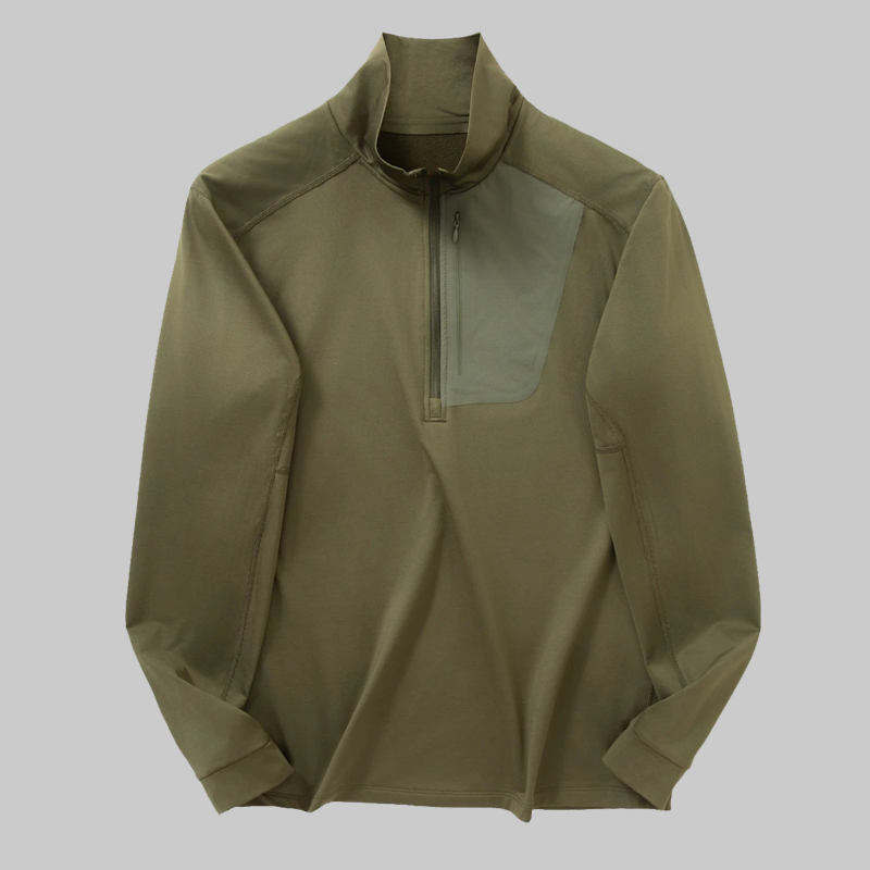 男士休闲7517薄绒长T