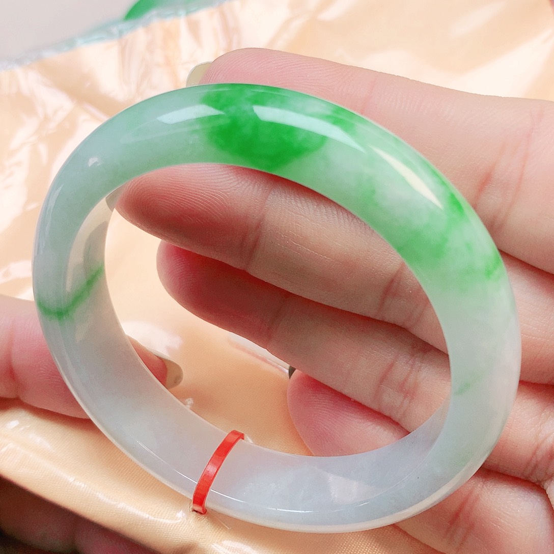 未镶嵌手镯翡翠正圈0534