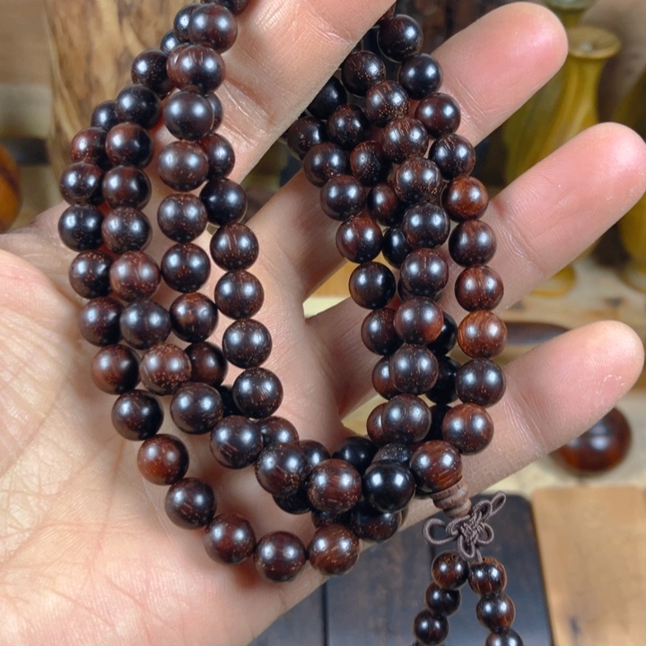 香榧木小叶紫檀 0.8 念珠