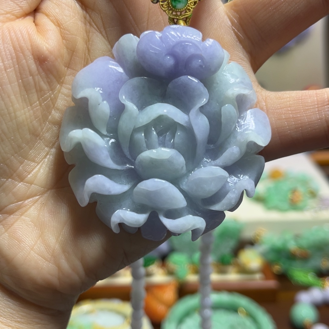 翡翠未镶嵌颈饰天然翡翠