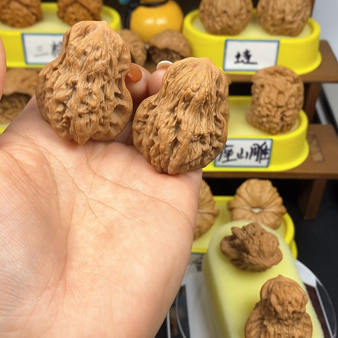 核桃葫芦 文玩/木作/... 文玩把件