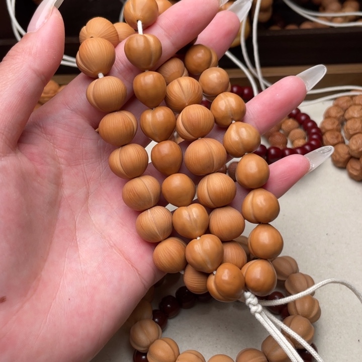 核桃手串/手链光面屁桃手持体验款