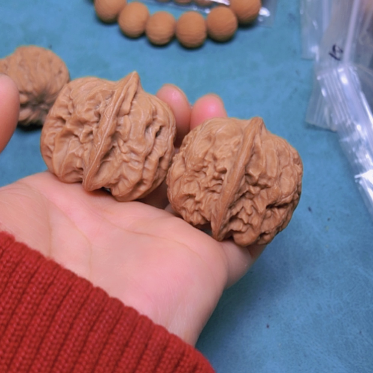 【闪购商品】摆件核桃39平谷方块修尖