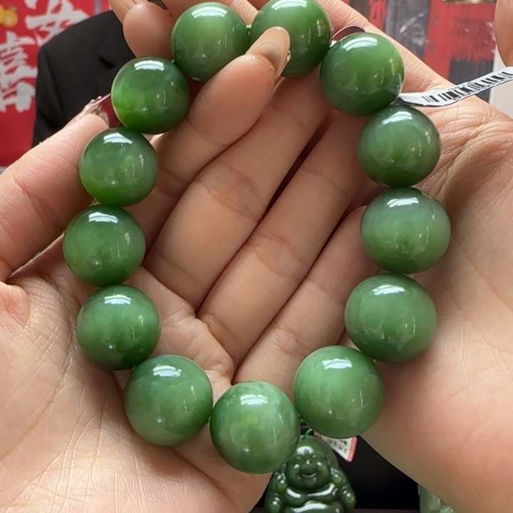 和田玉（碧玉）手串未镶嵌