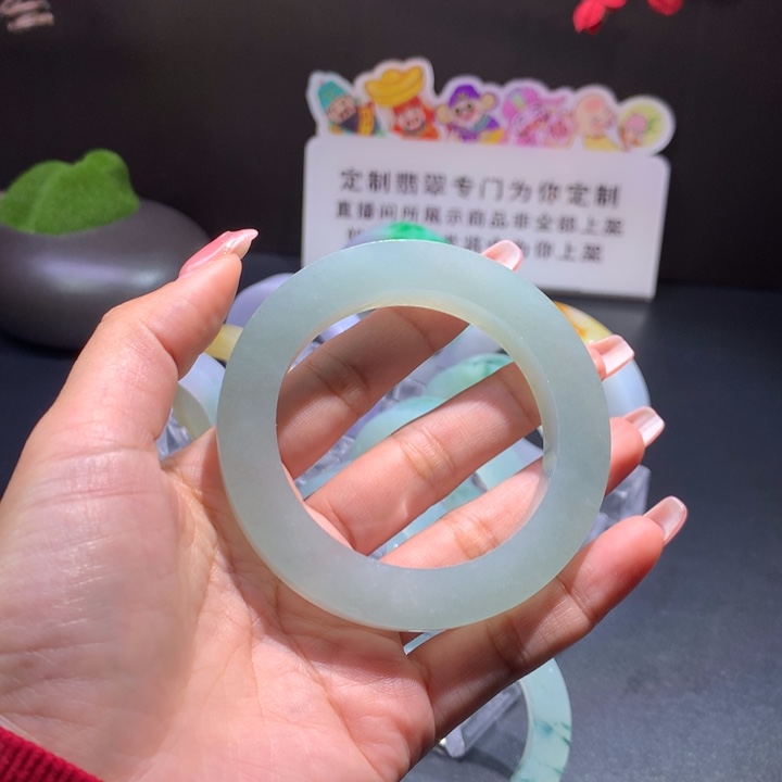 墨***楼定制翡翠未镶嵌55-63