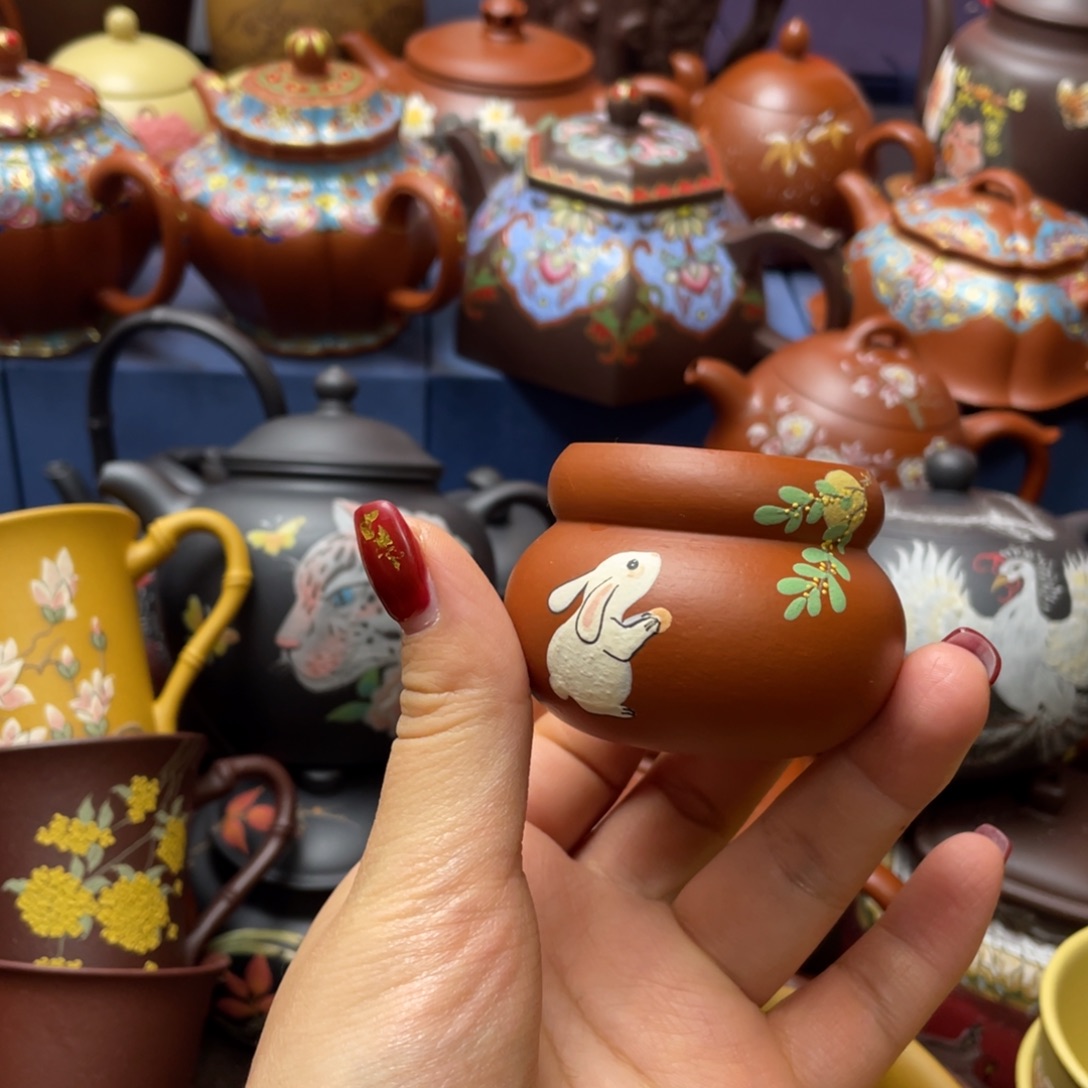 紫砂茶杯紫砂主人杯60cc