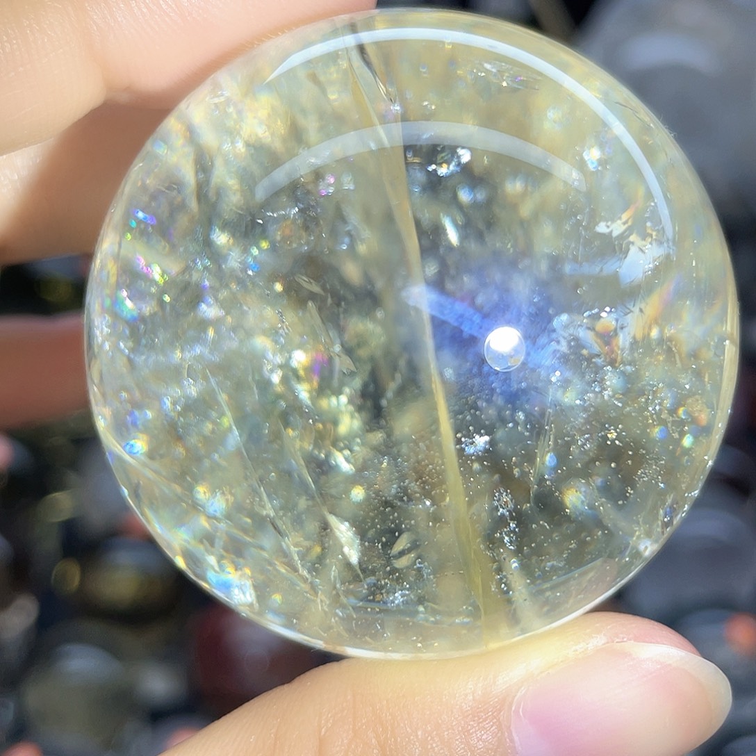 未镶嵌珠宝半成品水晶爆彩52
