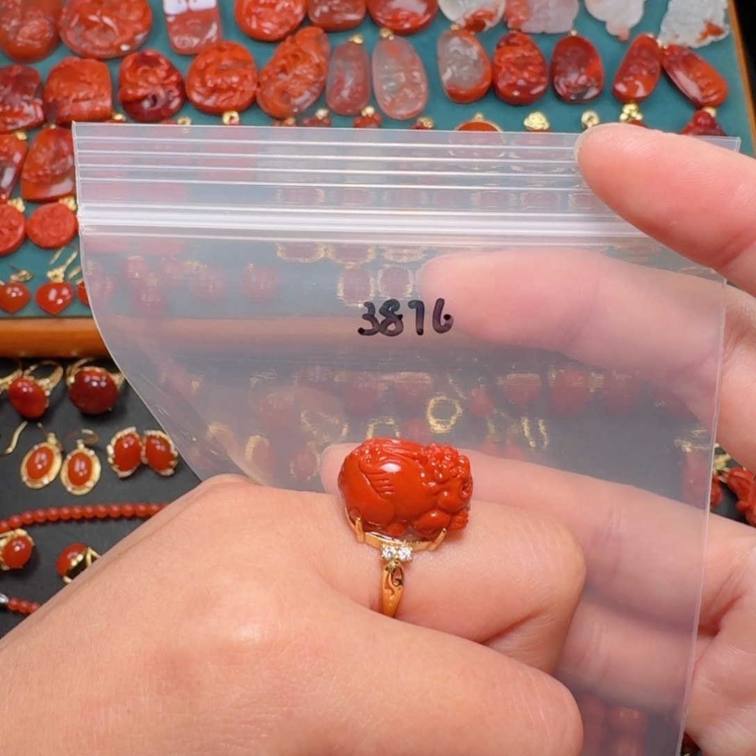 南红玛瑙南红银S925镶嵌