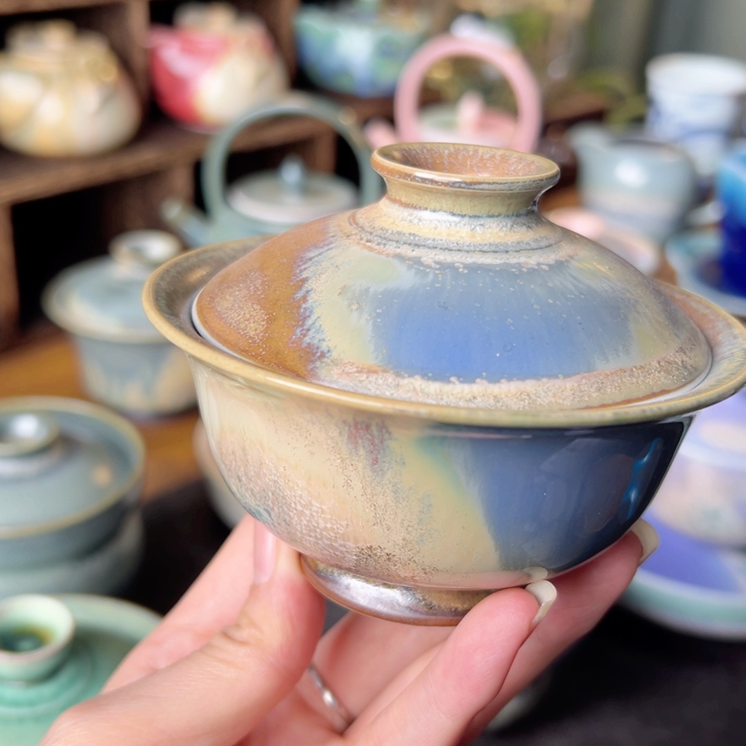 杯青現纯手工柴烧茶器