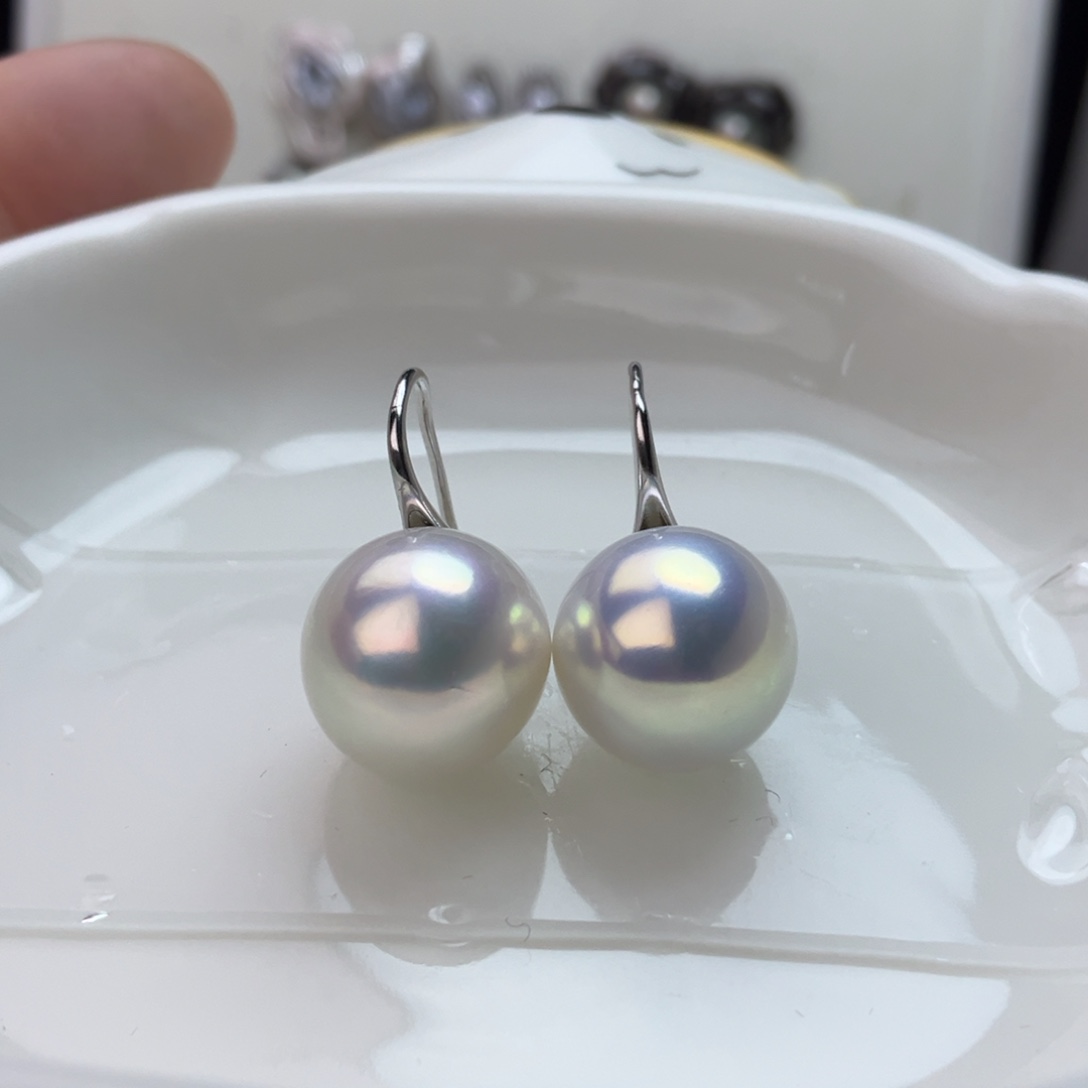 耳饰淡水珍珠银S925镶嵌