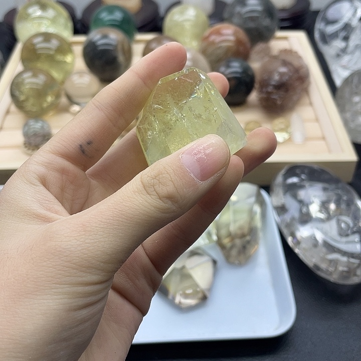 珠宝半成品未镶嵌发晶411水晶