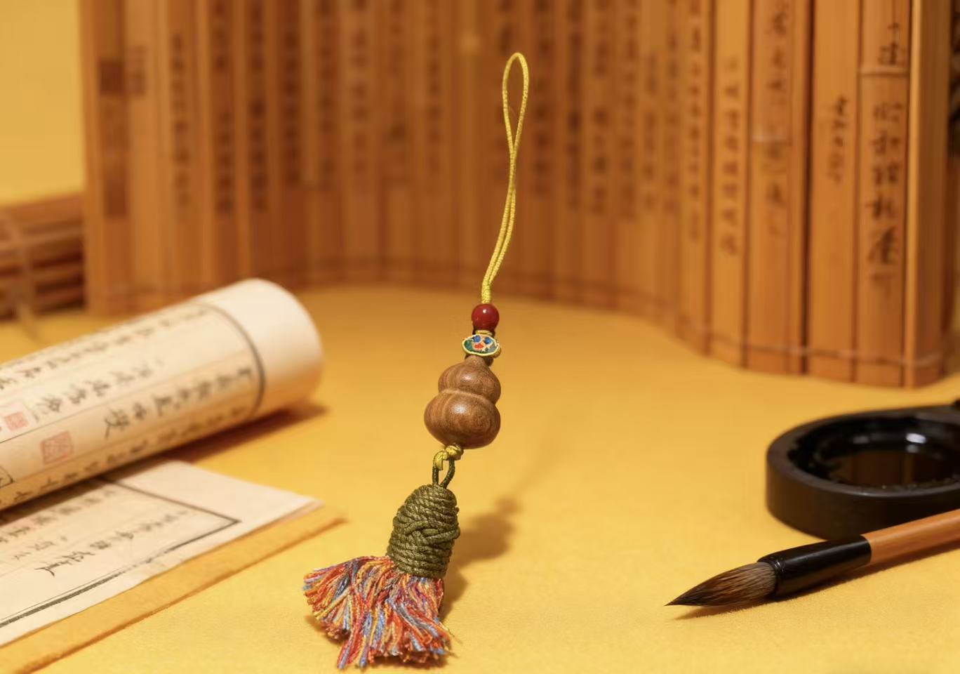 木质手机链（无礼盒）645