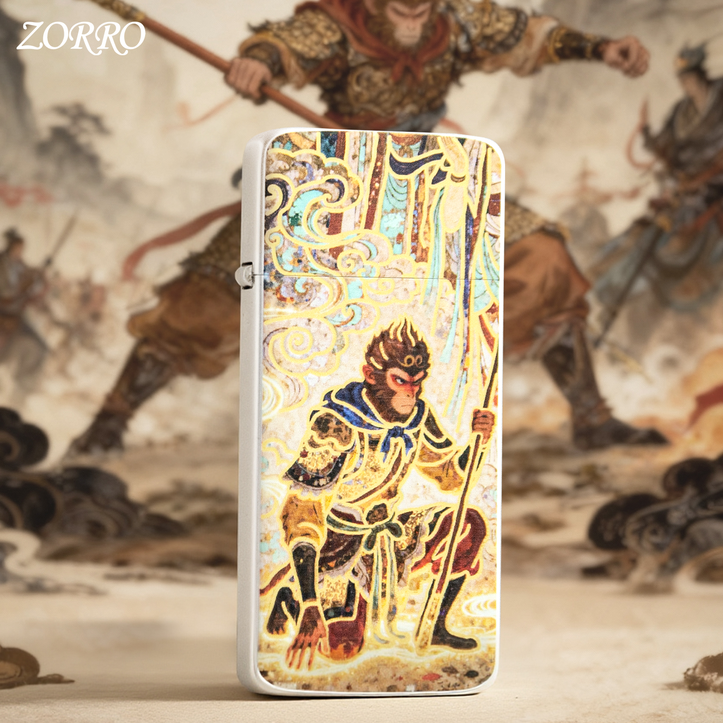 ZORRO佐罗二代悟空 珐琅彩印珍藏版高颜值煤油防风打火机