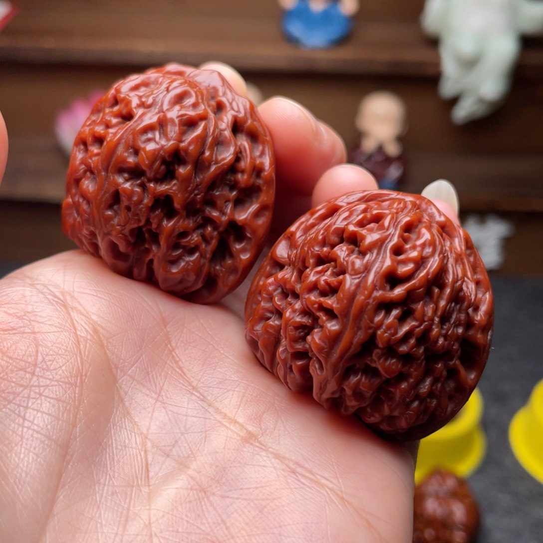 文玩核桃吊坠文玩核桃 手把件 南将石 39