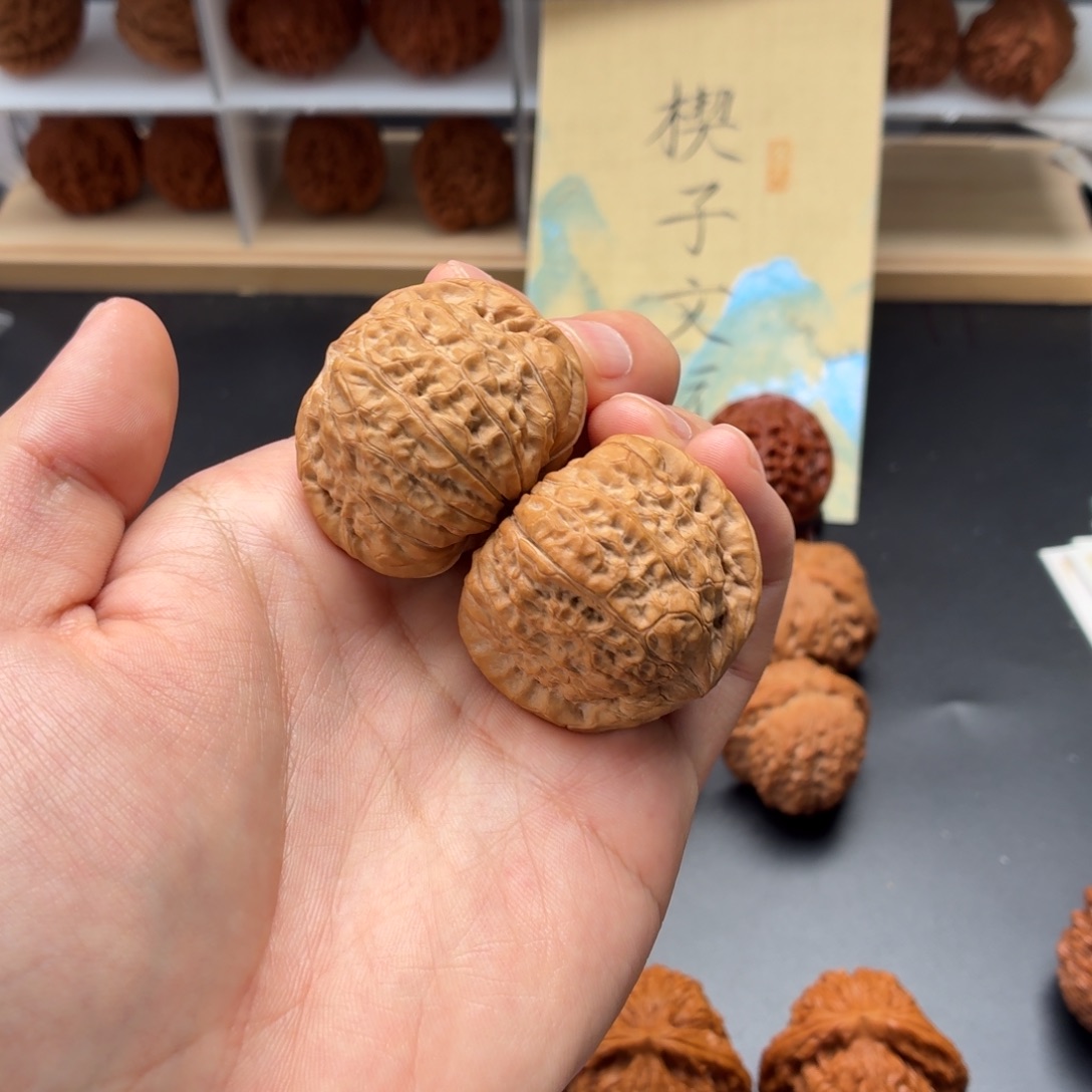 文玩核桃把件无药南瓜吨40全品无修