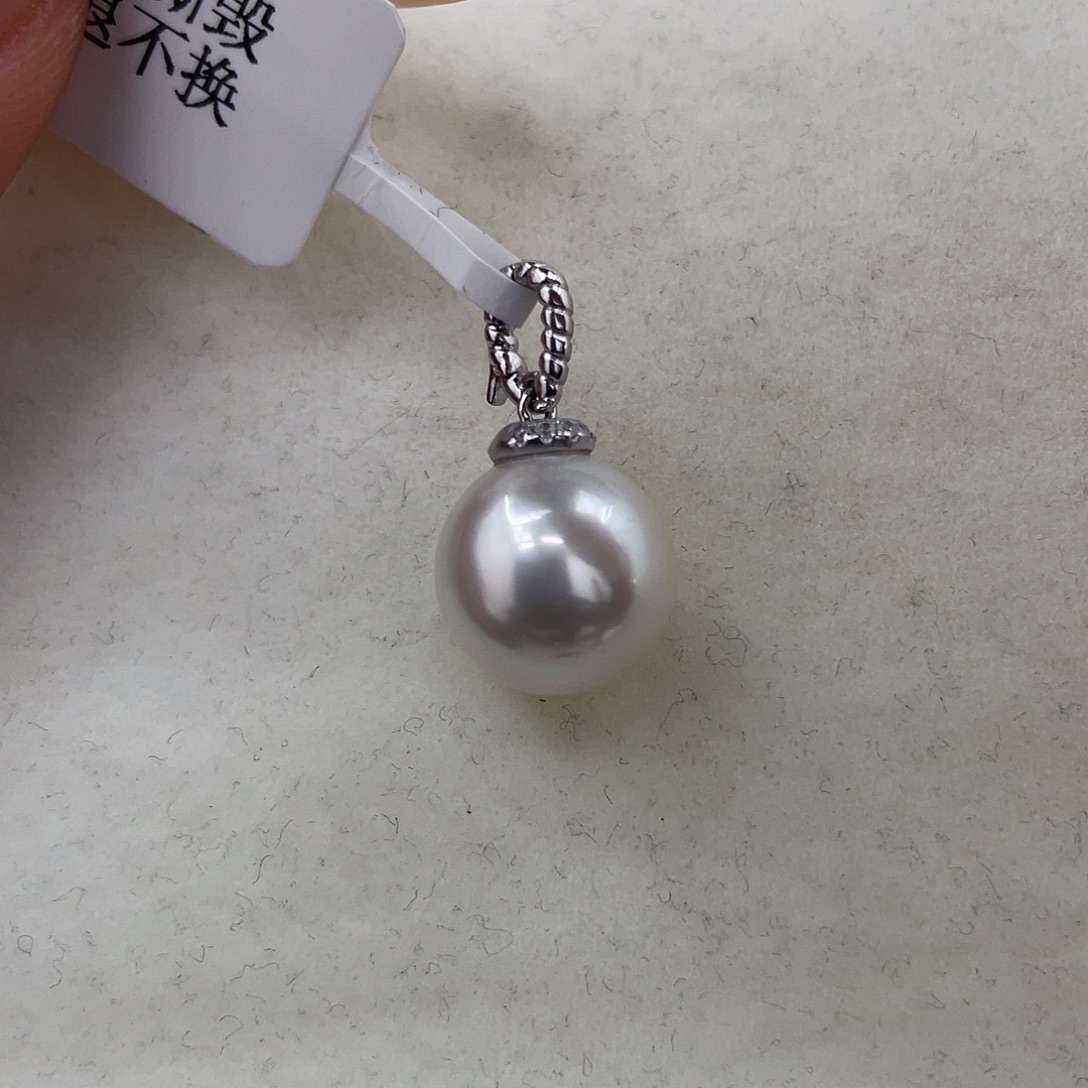 颈饰海水珍珠14K金镶嵌