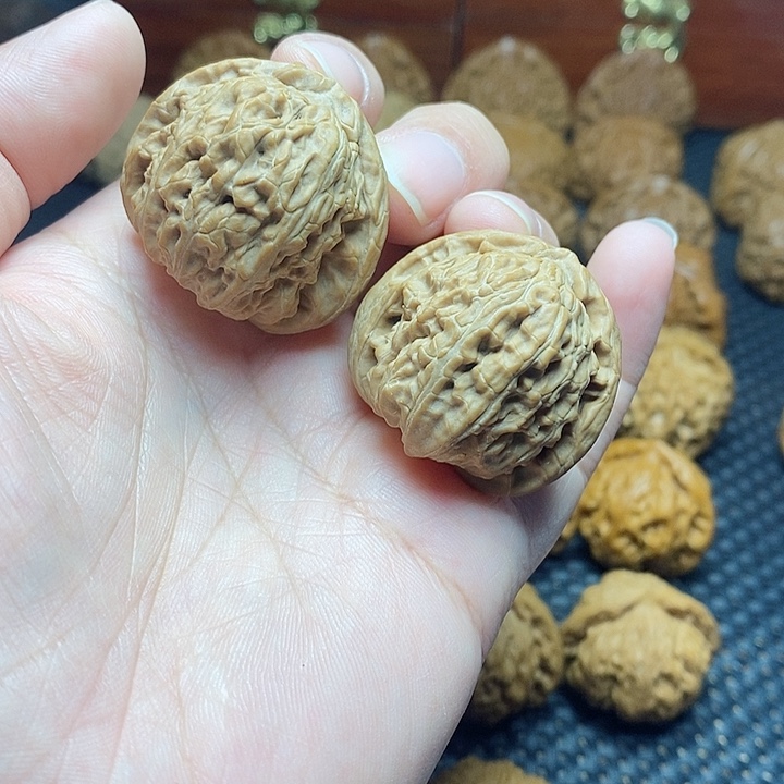 文玩核桃把件35白狮子