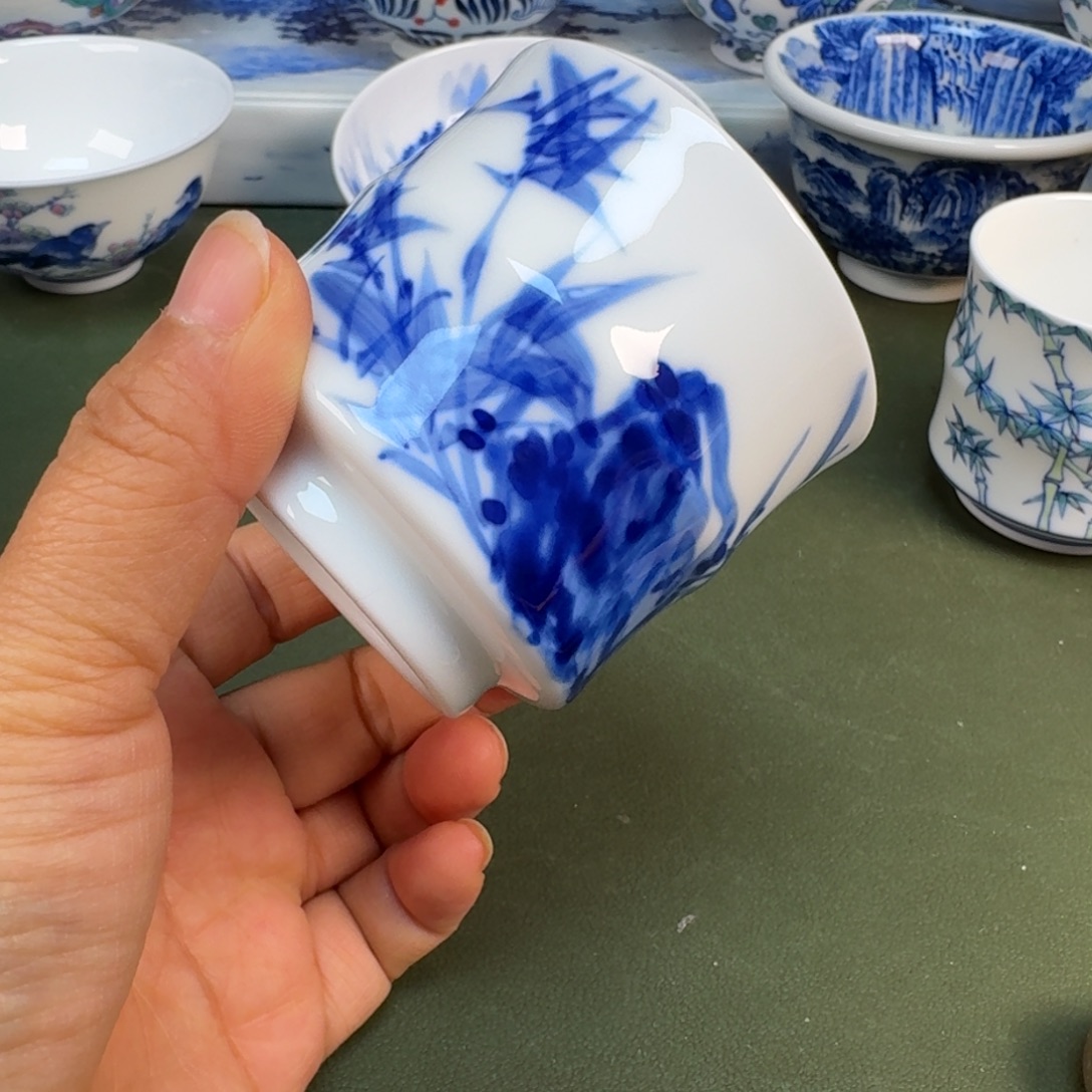 陶景德镇纯手绘茶具圆圆236